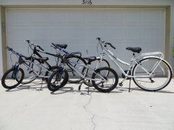Diese Fahrräder stehen Ihnen im Ferienhauses Coral Belle in Cape Coral zur Verfügung